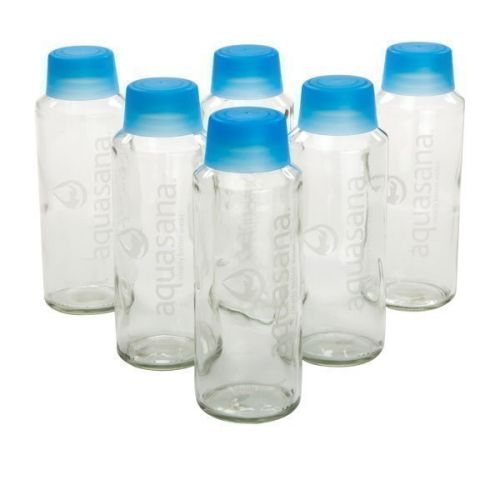Bottiglie di vetro per bevande Aquasana - Pacco da 6