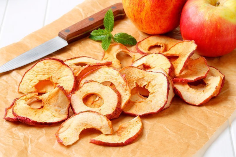 Déshydrateur alimentaire: Pommes séchées