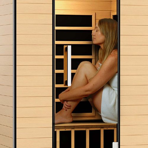 Garantie à vie de l'élément chauffant du sauna à infrarouge Zen Noir