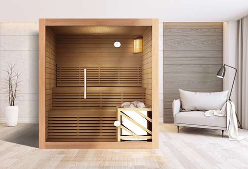 Sauna finlandais traditionnel Zen facile à installer