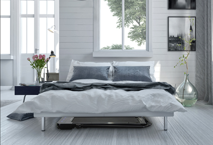 tapis de marche WalkSlim 570 design ultra-fin pour un rangement sous le lit ou sous le canapé